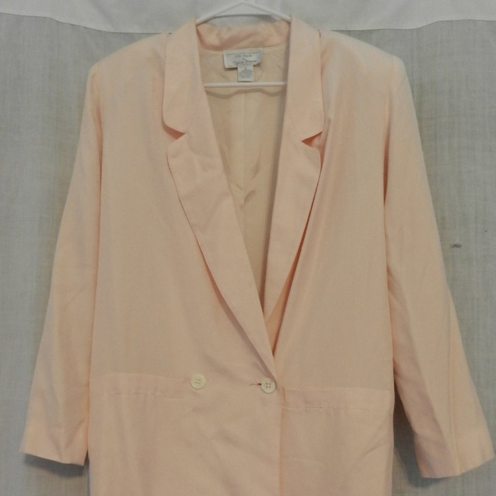 Coral Jacket - Silk Studio by Claude Bennett - Size4 100% silk